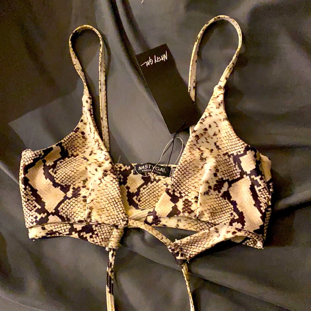 Nasty gal snakeskin bathing suit